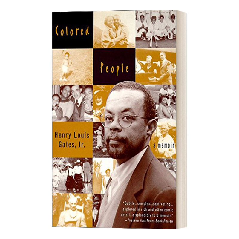 英文原版 Colored People A Memoir 有色人民 回忆录 莉莲·史密斯奖 Henry Louis Gates Jr. 英文版 进口英语原版书籍