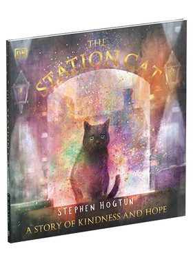 车站里的灰色小猫 The Station Cat 英文原版 DK车站的猫 亲子睡前读物品格教育绘本