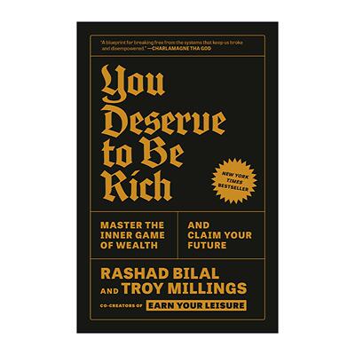 英文原版 You Deserve to Be Rich 你值得富有 掌握财富的内在游戏 掌控你的未来 理财投资指南 Rashad Bilal 进口英语原版书籍