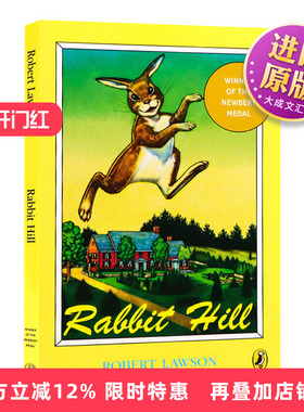 兔子坡 英文原版 Rabbit Hill 纽伯瑞儿童文学奖金奖小说 小兔希尔 中小学生课外阅读 Robert Lawson罗伯特罗素 进口原版书籍正版