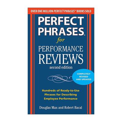 英文原版 Perfect Phrases For Performance Reviews 表现评估的完美用语 第2版 英文版 进口英语原版书籍