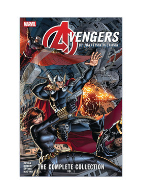 英文原版 Avengers By Jonathan Hickman The Complete Collection Vol.1 复仇者联盟 完整集 卷一 漫威漫画 进口英语原版书籍