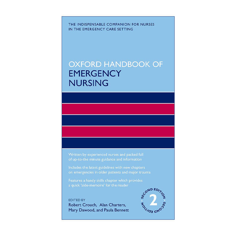 英文原版 Oxford Handbook of Emergency Nursing 牛津急救护理手册 英文版 进口英语原版书籍