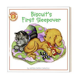 英文原版 Biscuit's First Sleepover 小饼干狗第一次在外过夜 儿童绘本 英文版 进口英语原版书籍