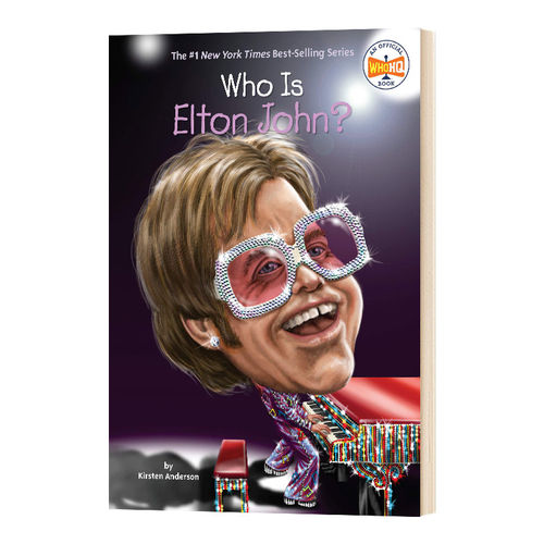 英文原版 Who Is Elton John 谁是埃尔顿.约翰 名人传记 中小学生读物 英文版 进口英语原版书籍