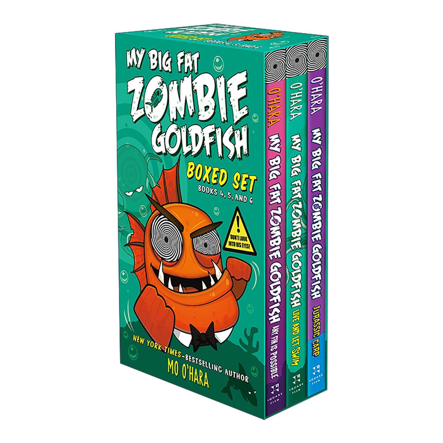 英文原版 My Big Fat Zombie Goldfish Boxed Set 大胖丧尸金鱼系列盒装4-6册 小学英文课外读物 英文版 进口英语原版书籍