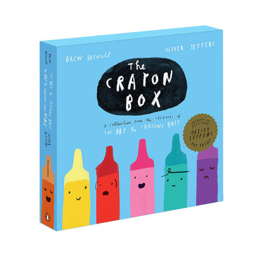 英文原版 The Day the Crayons Quit Slipcased Edition 蜡笔罢工的一天 精装 盒装 The Crayon Box 英文版 进口英语原版书籍