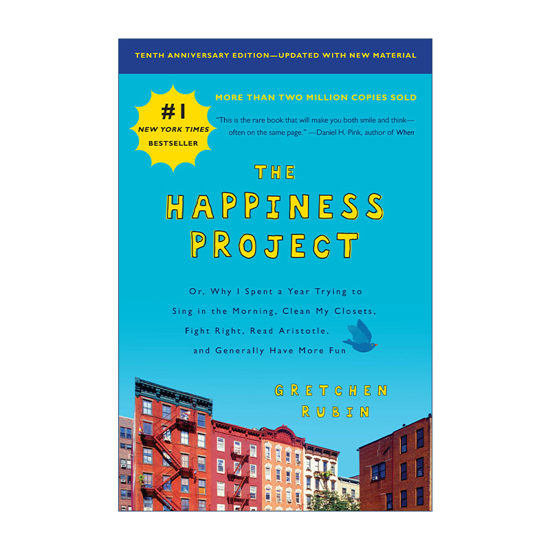 英文原版 The Happiness Project Tenth Anniversary Edition幸福哲学书我的快乐我做主，我的幸福我掌控英文版进口英语书籍