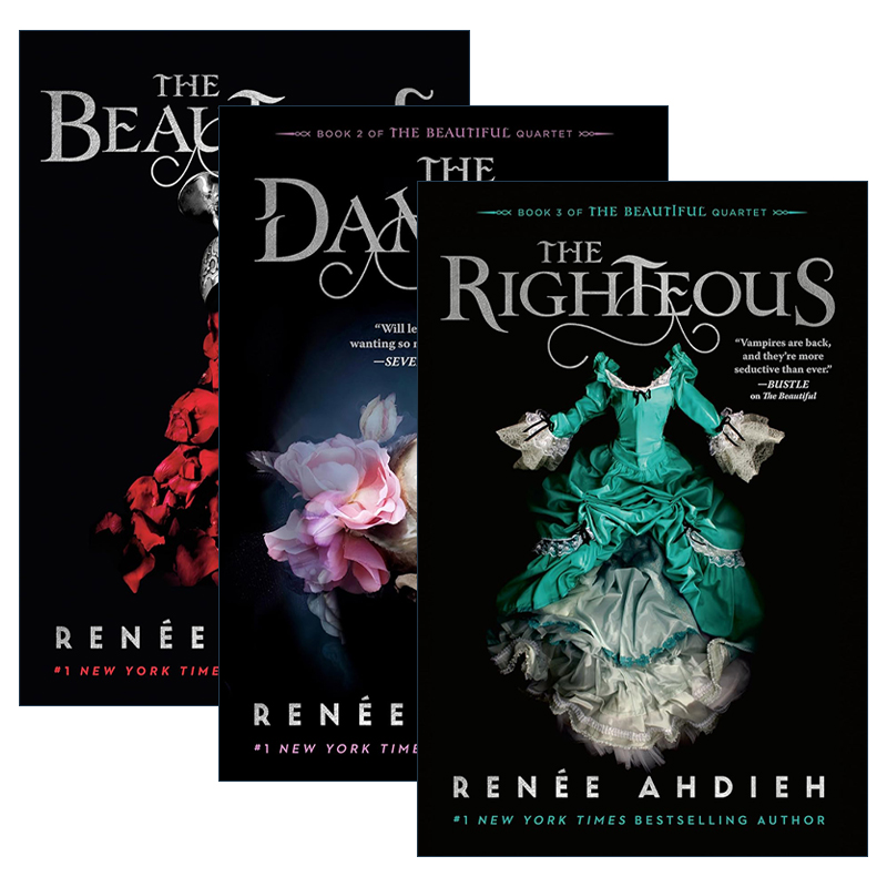 英文原版 The Beautiful Quartet 美丽四重奏系列3册 青少年吸血鬼奇幻浪漫小说 纽约时报畅销书 Renee Ahdieh 英文版 进口原版书