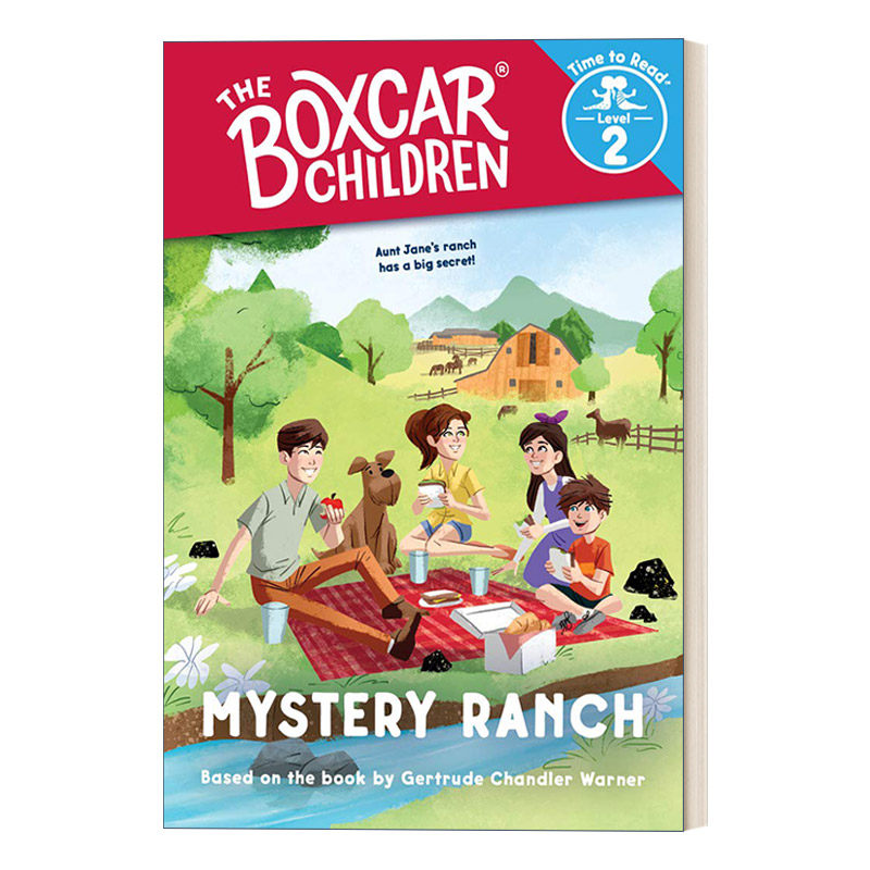 英文原版 Mystery Ranch The Boxcar Children Time to Read  Level 2 棚车少年分级读物4 英文版 进口英语原版书籍