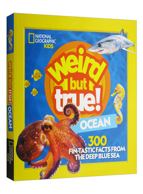英文原版进口Weird But True Ocean世界真奇妙:海洋 10-14岁青少年科普百科全书 中小学英语课外扩展阅读读物 国家地理图鉴书平装