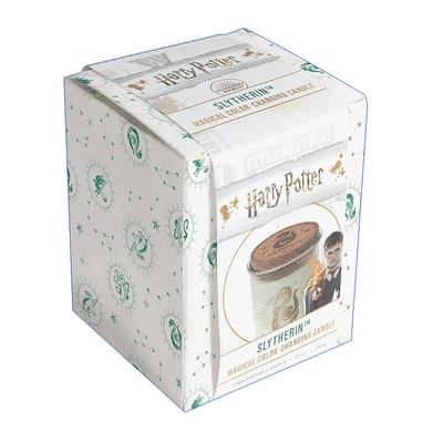 英文原版 Harry Potter Magical Color Changing Slytherin Candle 哈利波特 斯莱特林 魔法变色蜡烛 283克 英文版 进口原版