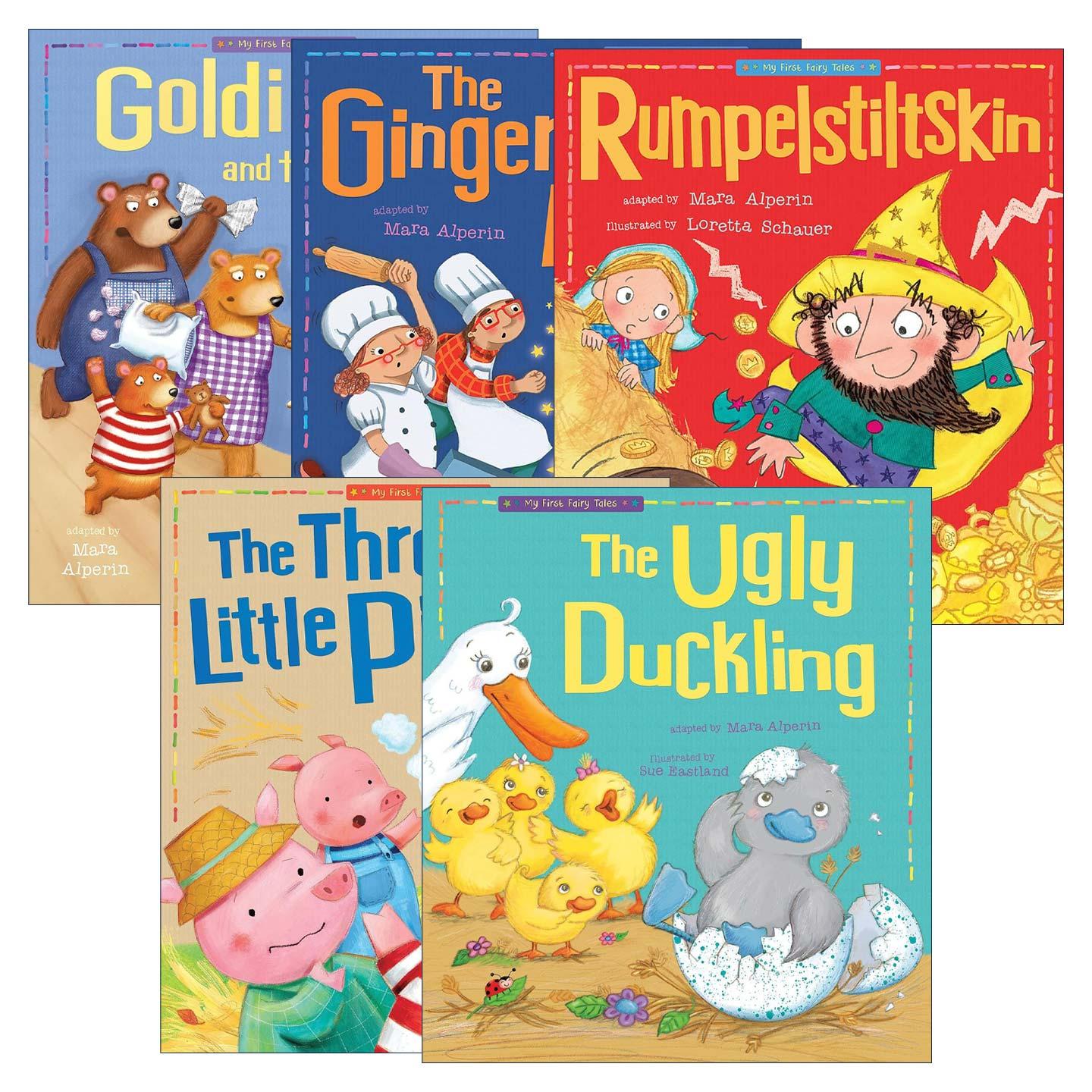 英文原版 My First Fairy Tales系列 童话绘本5册 儿童经典童话故事绘本 Tiger Tales 英文版 进口英语原版书籍