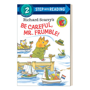 小心点 弗伦布尔先生 斯凯瑞系列 英文原版 Step Into Reading 2 Richard Scarry's Be Careful Mr. Frumble 美国企鹅兰登英语分级