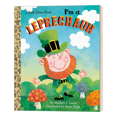 英文原版 I'm a Leprechaun Little Golden Book 我是一个小精灵 兰登书屋精装小金书 英文版 进口英语原版书籍