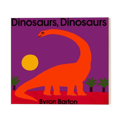 英文原版 Dinosaurs Dinosaurs 恐龙 恐龙 张湘君推荐绘本 Byron Barton 拜伦巴顿 英文版 进口英语原版书籍