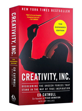 英文原版 Creativity Inc 创新公司 皮克斯的启示 扩充版 Ed Catmull 英文版 进口英语原版书籍