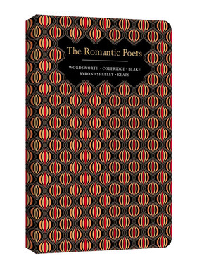 英文原版 Romantic Poets 浪漫主义诗人 诗选 浮雕封面高颜值装帧设计 精装Chiltern Classic 英文版 进口英语原版书籍