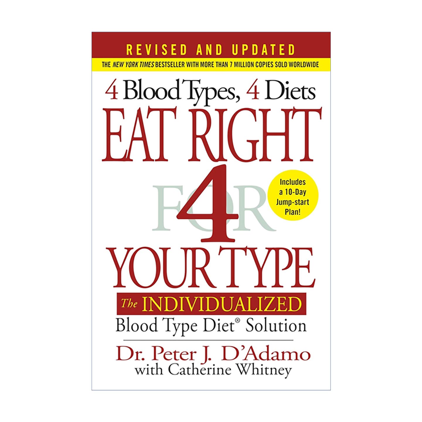 英文原版 Eat Right 4 Your Type 按你的血型正确饮食 更新修正版 个性化血型饮食解决方案 英文版 进口英语原版书籍