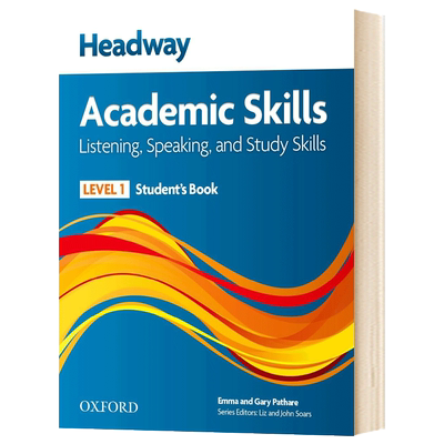 英文原版 HEADWAY 1 Academic Skills Listening  Speaking 牛津HEADWAY 学术英语学习技巧 听说1 英文版