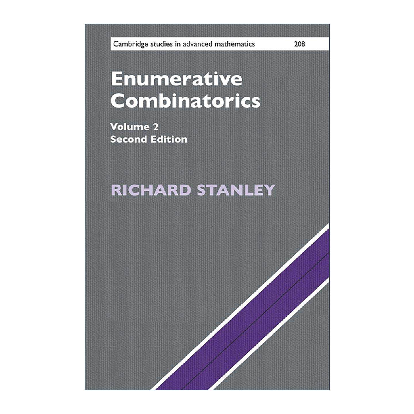 英文原版 Enumerative Combinatorics 计数组合学 卷二 理查德 P.斯坦利 剑桥高等数学研究系列 英文版 进口英语原版书籍