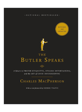 英文原版 The Butler Speaks 管家说话 回归得体的礼仪 时尚的娱乐和良好管家艺术 唐顿庄园 Charles MacPherson 进口英语原版书籍