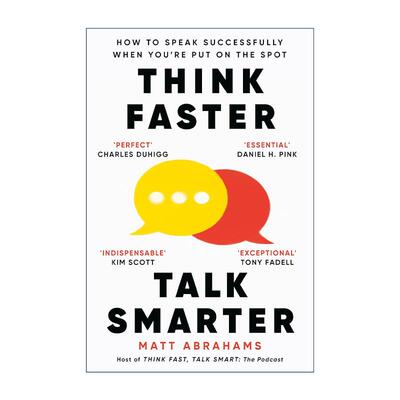 英文原版 Think Faster Talk Smarter 更快地思考 更聪明地交谈 英文版 进口英语原版书籍