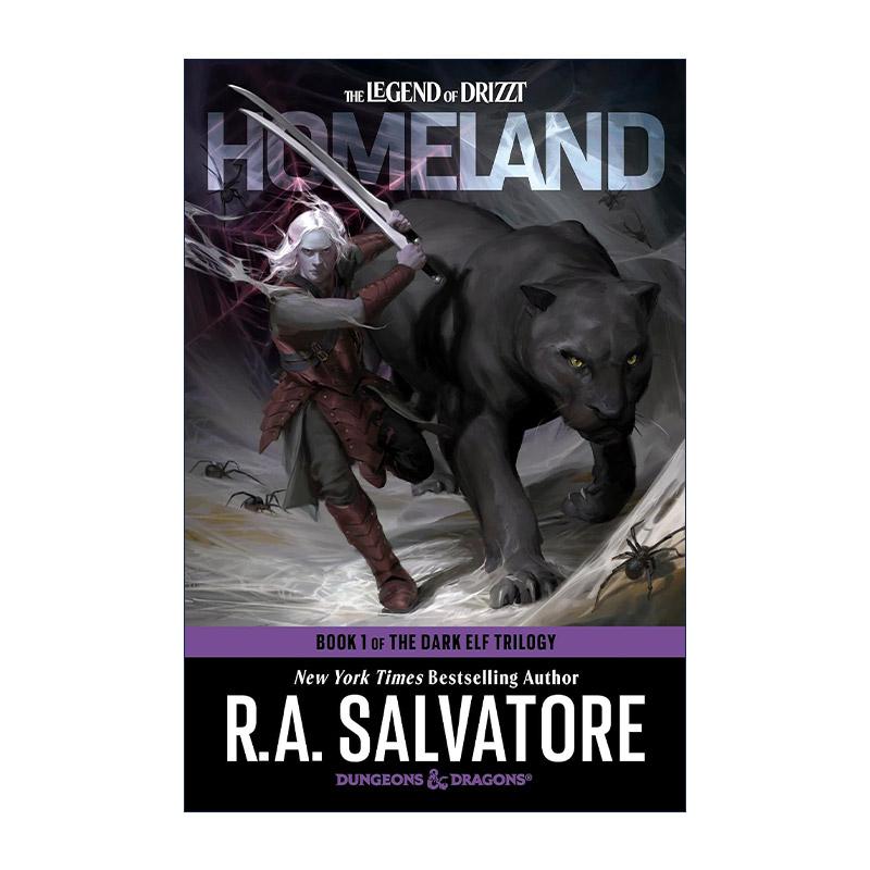 英文原版 Homeland Dungeons & Dragons 故土 龙与地下城 黑暗精灵三部曲之一 R.A. Salvatore 英文版 进口英语原版书籍