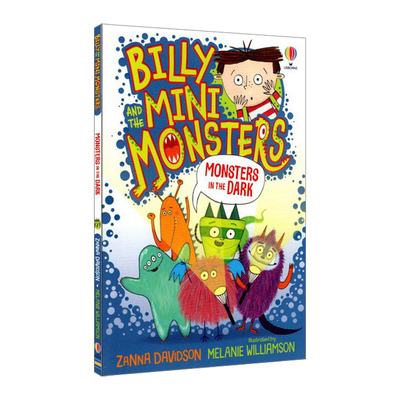 英文原版 Billy and the Mini Monsters Monsters in the Dark 比利和迷你怪兽#1 全彩儿童幽默桥梁章节书 英文版 进口英语书籍