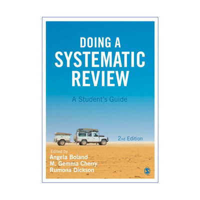 英文原版 Doing a Systematic Review 如何做系统综述 学生指南 英文版 进口英语原版书籍