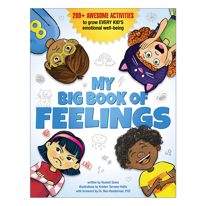 英文原版 My Big Book of Feelings 我的感受书 200多个有趣活动让孩子情感健康成长 儿童活动书 绘本 英文版 进口英语原版书籍