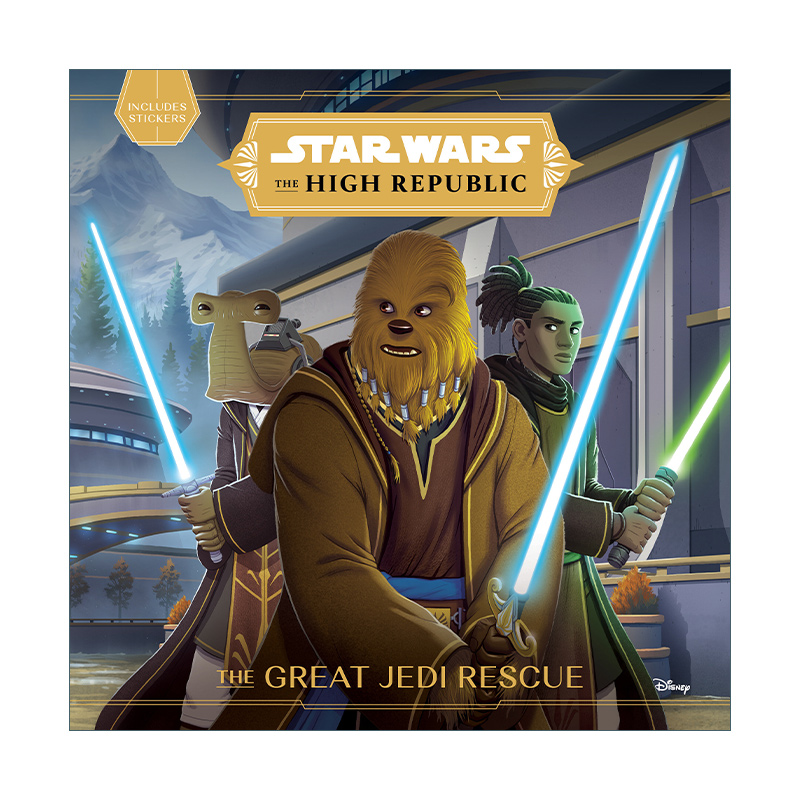 英文原版 Star Wars The High Republic The Great Jedi Rescue 星球大战共和国巅峰 绝地之光故事书1 英文版 进口英语原版书籍