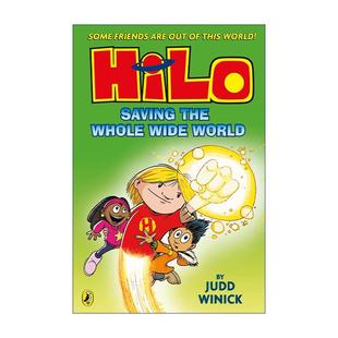 the 书籍 进口英语原版 拯救全世界 Hilo Saving 英版 Wide Whole 英文版 英文原版 World 贾德·维尼克 希罗漫画2