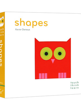英文原版绘本 TouchThinkLearn Shapes 触摸思考学习 形状 触摸纸板书 英文版 进口英语原版书籍儿童图书