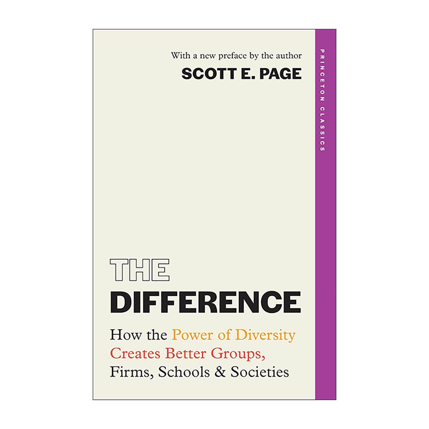 英文原版 The Difference 多样性红利 工作与生活中有价值的认知工具 斯科特·佩奇 普林斯顿 英文版 进口英语原版书籍