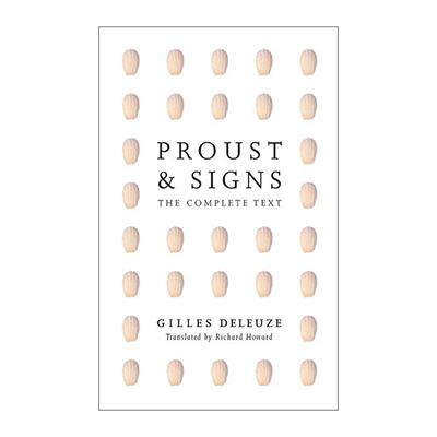 英文原版 Proust and Signs 普鲁斯特与符号 吉尔·德勒兹 以符号理论重构追忆似水年华 英文版 进口英语原版书籍