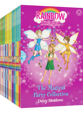 英文原版 Rainbow Magic 21 Copy Box Set Colour  Pet  Party Fairies 彩虹仙子21册套装2 儿童桥梁书 英文版 进口英语原版书籍