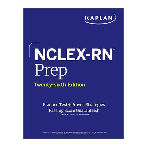 英文原版 NCLEX-RN Prep 卡普兰 美国注册护士考试备考 第26版 含练习及备考策略 英文版 进口英语原版书籍