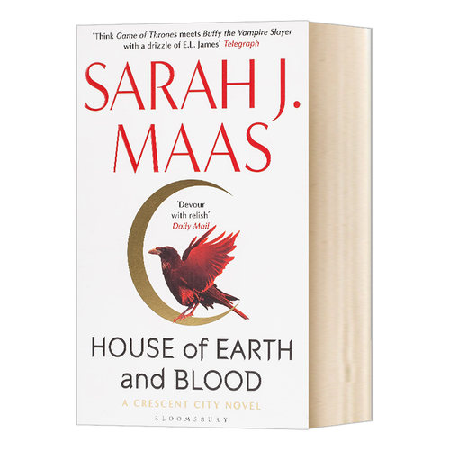 血肉之屋 新月城市系列 英文原版 House of Earth and Blood 平装 英文版 Sarah J. Maas 全英文版进口原版英语书籍