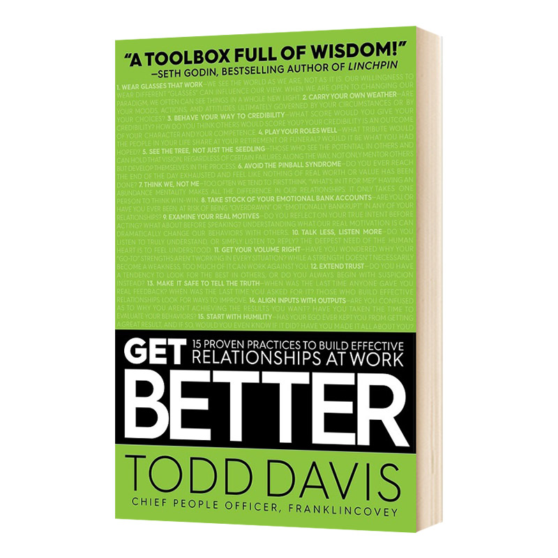 Get Better 英文原版 变得更好 人生算法 已被证实的使个人和团队变得更好的15个套路 英文版进口原版英语书籍