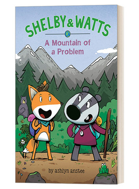 英文原版 A Mountain of a Problem Shelby and Watts 02 谢尔比和沃茨系列2 堆积如山的问题 儿童侦探悬疑全彩漫画小说 进口书籍