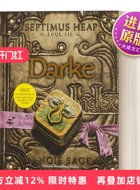 英文原版 Septimus Heap 6 Darke 萨普提姆斯六部曲6 英文版 进口英语原版书籍