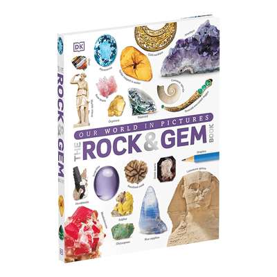 英文原版 The Rock and Gem Book DK岩石与宝石百科 儿童科普百科知识读物课外阅读书籍启蒙知识绘本精装大开彩色插图 英文版