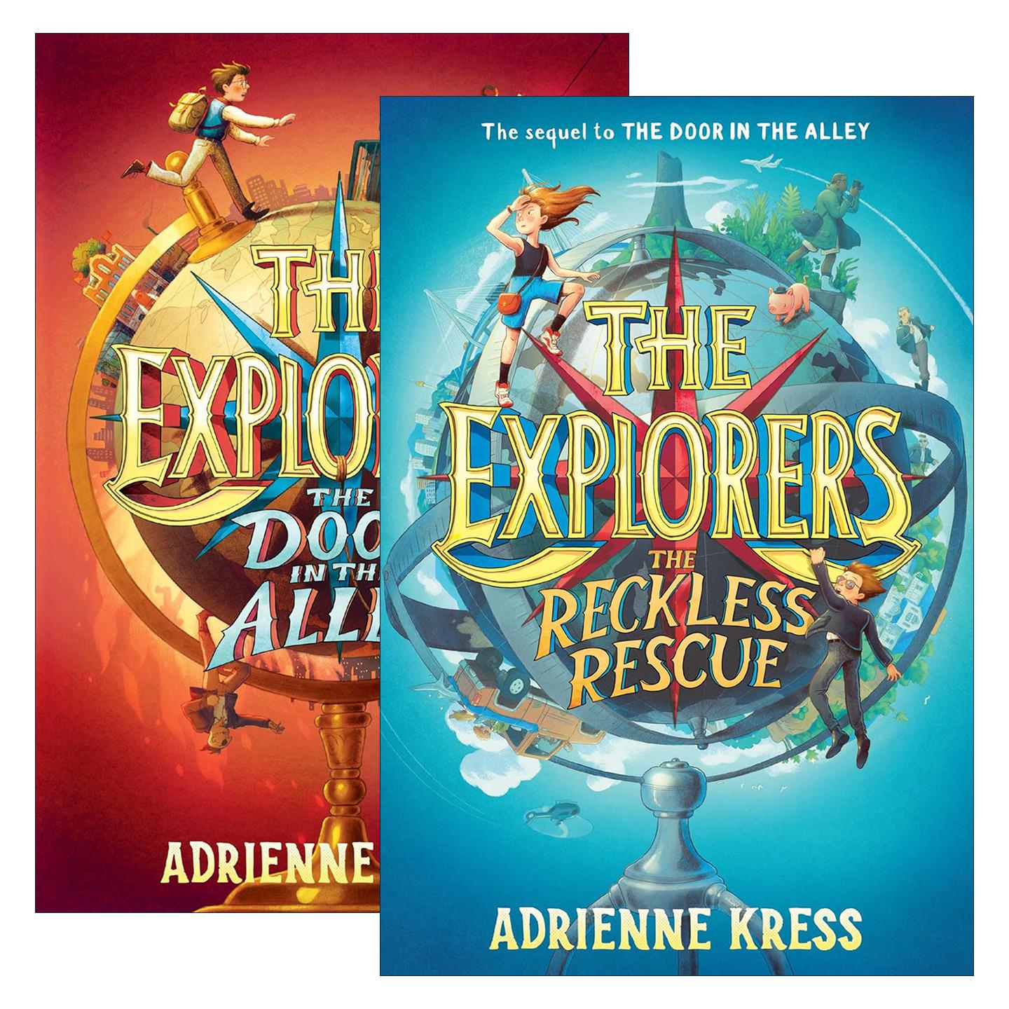 英文原版 The Explorers 探险者系列2册 儿童推理冒险小说 Adrienne Kress 英文版 进口英语原版书籍