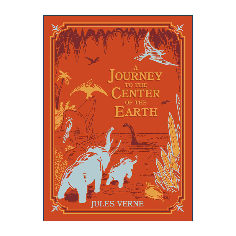 英文原版 Journey to Center of the Earth 地心游记 皮革精装版 巴诺经典 英文版 进口英语原版书籍