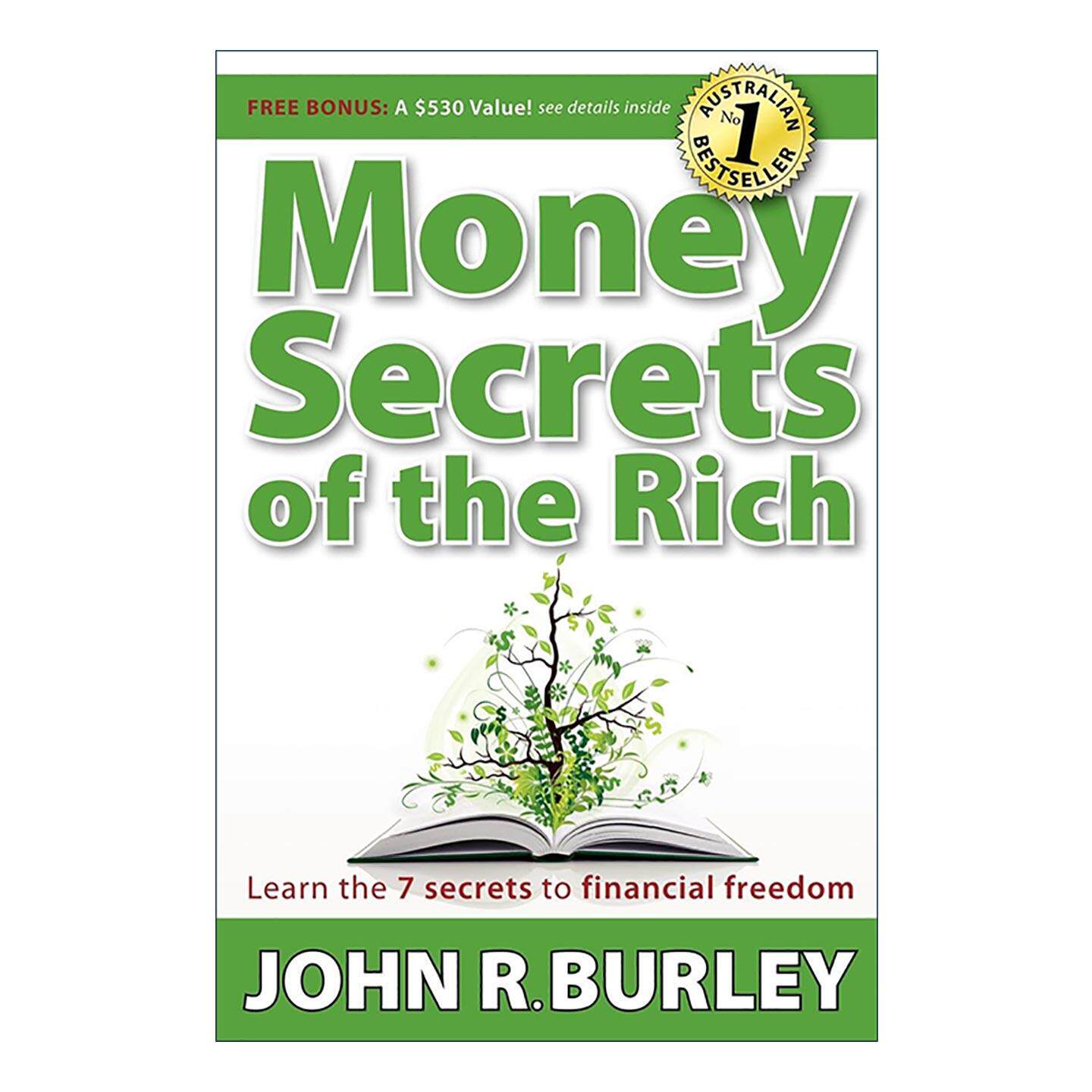 英文原版 Money Secrets of the Rich 富人的金钱秘密 财务自由的7个秘诀 理财指南 John R. Burley 英文版 进口英语原版书籍