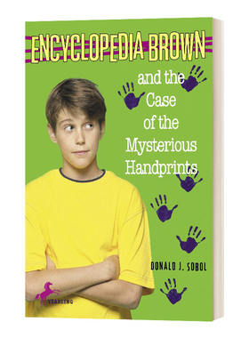 英文原版 Encyclopedia Brown and the Case of the Mysterious Handprints 百科全书小布朗 神秘的手印 英文版 进口英语书籍