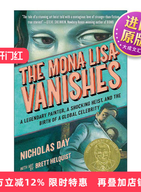 英文原版 The Mona Lisa Vanishes 蒙娜丽莎的消失 波士顿全球报号角书奖 儿童历史科普百科 达芬奇 精装 英文版 进口英语原版书籍