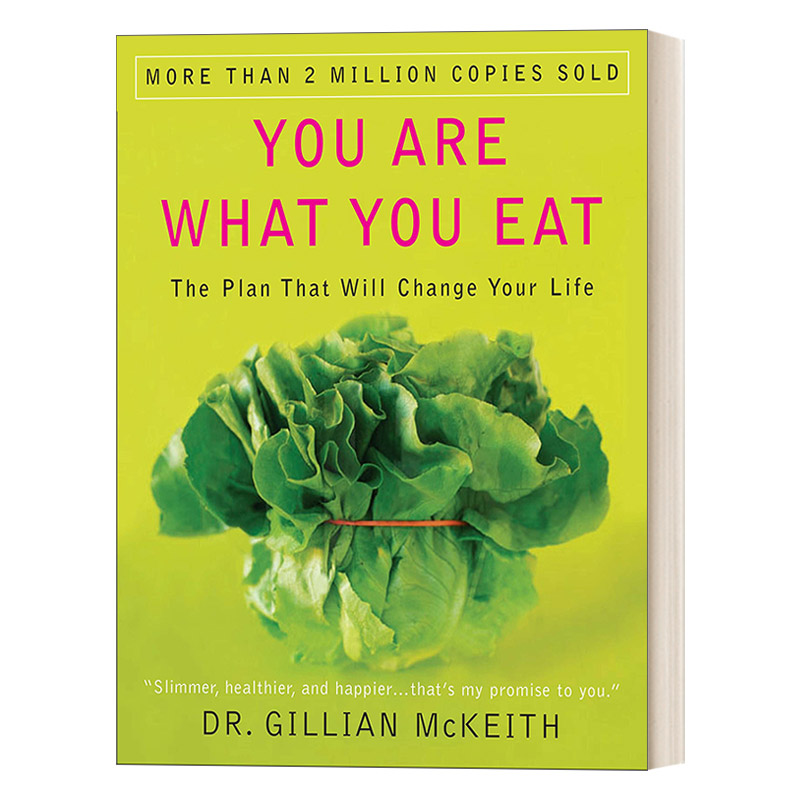 英文原版 You Are What You Eat 人如其食 饮食与健康息息相关 营养学 Gillian McKeith 英文版 进口英语原版书籍 书籍/杂志/报纸 健康类原版书 原图主图