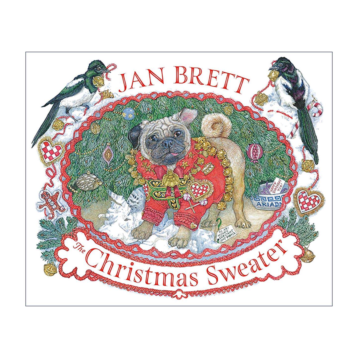 英文原版 The Christmas Sweater 圣诞毛衣 儿童精装绘本 乌龟莫茜作者简·布雷特 英文版 进口英语原版书籍